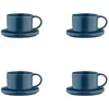 Image de Tasse Scandi 15cl Et Soucoupe Ã12cm - 8 PiÃ¨ces - Marine