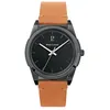 Image de Pierre Lannier Pierre Lannier Candide Montre Homme Acier Noir Cuir Marron 214k434