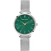 Image de Pierre Lannier Montre Femme Chouquette Argenté Cadran Vert Bracelet Acier Milanais Argenté 12 Mm