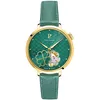 Image de Pierre Lannier Montre Femme Esperance Doré Cadran Vert Bracelet Cuir Vert 14 Mm