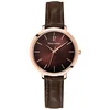 Image de Montre Femme Pierre Lannier Cuir Chocolat Collection Chouquette