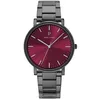 Image de Montre Homme Essential Gris Cadran Bordeaux Bracelet Acier Gris 20 Mm