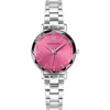 Image de Montre Femme Multiples ArgentÃ© Cadran Rose Bracelet Acier ArgentÃ© 14 Mm