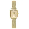 Image de Montre Femme Leonor DorÃ© Cadran DorÃ© Bracelet Acier Milanais DorÃ© 12 Mm