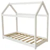 Image de Lit Cabane pour enfant "Camilla" - 140 x 70 cm - Blanc