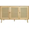Image de Buffet style cannage "Neuille" - 120 x 40 x 71.5 cm - Beige