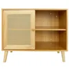 Image de Buffet en bois "Iguane" - 80 x 40 x 66 cm - Marron
