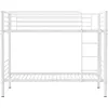 Image de Habitat et jardin Lit Superposé "Adam" - 90 X 190 Cm - Métal - Blanc