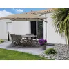 Image de Parasol Jardin Aluminium Taupe 370 X 278 X 261 Cm