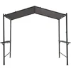 Image de Habitat et jardin Pergola Tonnelle Pour Barbecue - 277 X 149 Cm - Anthracite