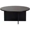 Image de Habitat et jardin Table basse en bois "Soleil" - 90 x 90 x 40 cm - Bois Noir