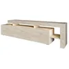 Image de Meuble TV en bois "Beliz" - 192 x 37 x 53 cm - Travertin