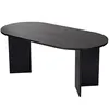 Image de Habitat et jardin Table à manger en bois "Sablin" - 180 x 89 x 75 cm - Bois Noir