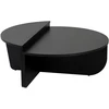 Image de Habitat et jardin Table basse en bois "Orion" - 90 x 60 x 30 cm - Bois Noir