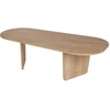 Image de Habitat et jardin Table basse en bois "Ovalis" - 130 x 65 x 40 cm - Chêne