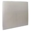 Image de Tete de lit TapissÃ©e Velours Gris clair - Ep 10 cm rembourrÃ©