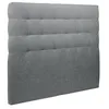 Image de Tete de lit CapitonnÃ©e Tissu Jaune - Ep 10 cm rembourrÃ©