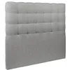 Image de Tete de lit CapitonnÃ©e Bouclette Bleue - Ep 10 cm rembourrÃ©