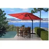 Image de Ensemble Parasol Terracotta 3x3m Et 4 Dalles Ã Lester