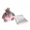 Image de Doudou Babynat Hippopotame Rose Pantin - Zo?