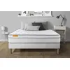 Image de Septnuits Matelas + Sommier 140x190 Memo Luxe Ressorts Ensaches + Memoire De Forme 5 Zones De Confort Maxi Epaisseur
