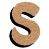 Image de Lettre en bois médium 15 cm