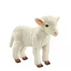 Image de Agneau Blanc Peluche 28cm