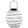 Image de Suspension Solaire Spirale Orion Noir Acier H37cm