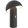 Image de Lampe de table sans fil LED TOD BLACK Noir Métal H28CM