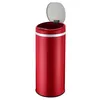 Image de Poubelle De Cuisine Automatique Soho Rouge Acier Inoxydable 42 L
