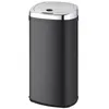 Image de Poubelle De Cuisine Automatique - Largo - Kitchen Move - 42 L - Inox Noir Brillant Avec Cerclage