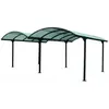 Image de Carport Aluminium Double - Toit Demi-Rond 28,62 M2