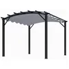 Image de Pergola Structure Mixte 11,22 M2 - Toile Couleur Grise