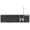 Image de Clavier Filaire - KB Mac - Azerty - Compatible Mac - Noir