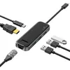 Image de Hub 3xUSB A 2.0 + HDMI + USB C + Ethernet RJ45