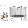 Image de Kangui Kangui - Trampoline De Jardin 365 Cm + Filet De Sécurité + Échelle Jumpi Vert/Noir 360
