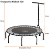 Image de Kangui Kangui - Mini Trampoline Fitness Fitbodi ?120 - Qualit? Pro - Usage Sportif Et Bien-?Tre - Certifi? Par Le Critt