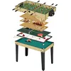 Image de Kangui Table de jeux 10 en 1 - Baby Foot - Billard - Ping Pong - Hockey - Bowling - Cartes - Structure Bois - Accessoires Inclus