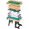 Image de Kangui Table multi jeux pliable 16 en 1 pour ado - Babyfoot, ping pong, billard, bowling, palets,...