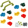 Image de Kangui 10 Pierres À Grimper D'escalade + 2 Poignées Pour Structures De Jeux Matériel - Fixations Inclues