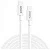 Image de Câble Urban Factory USB-C vers USB-C 2m E-Mark 100 W Blanc