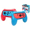 Image de Pack de 2 Grips Subsonic Rouge et Bleu pour Joy-Cons Nintendo Switch
