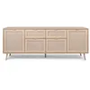 Image de Buffet avec tiroirs et placards effeffet cannage TIVAT