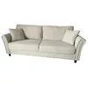 Image de CanapÃ© 4 places en tissu beige LUCERNE