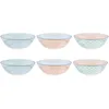 Image de Bol Pattern Ã21cm - 6 PiÃ¨ces - Pastel