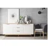 Image de FYN - Buffet scandinave blanc et bois