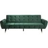 Image de Concept-Usine Canapé 3 places velours vert ONTARIO