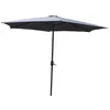 Image de Concept-Usine Portofino - Parasol Droit Rond 2,94 X 2,94 M Gris