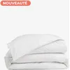 Image de Housse De Couette 220x240cm - Blanc - 100% Percale De Coton - Morphea