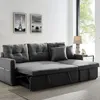 Image de CanapÃ© d'angle 4 places convertible gris MALMO